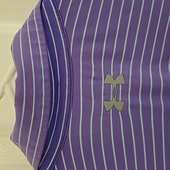 Under Armour Purple Polo Shirt!!! - Picture 3 of 11